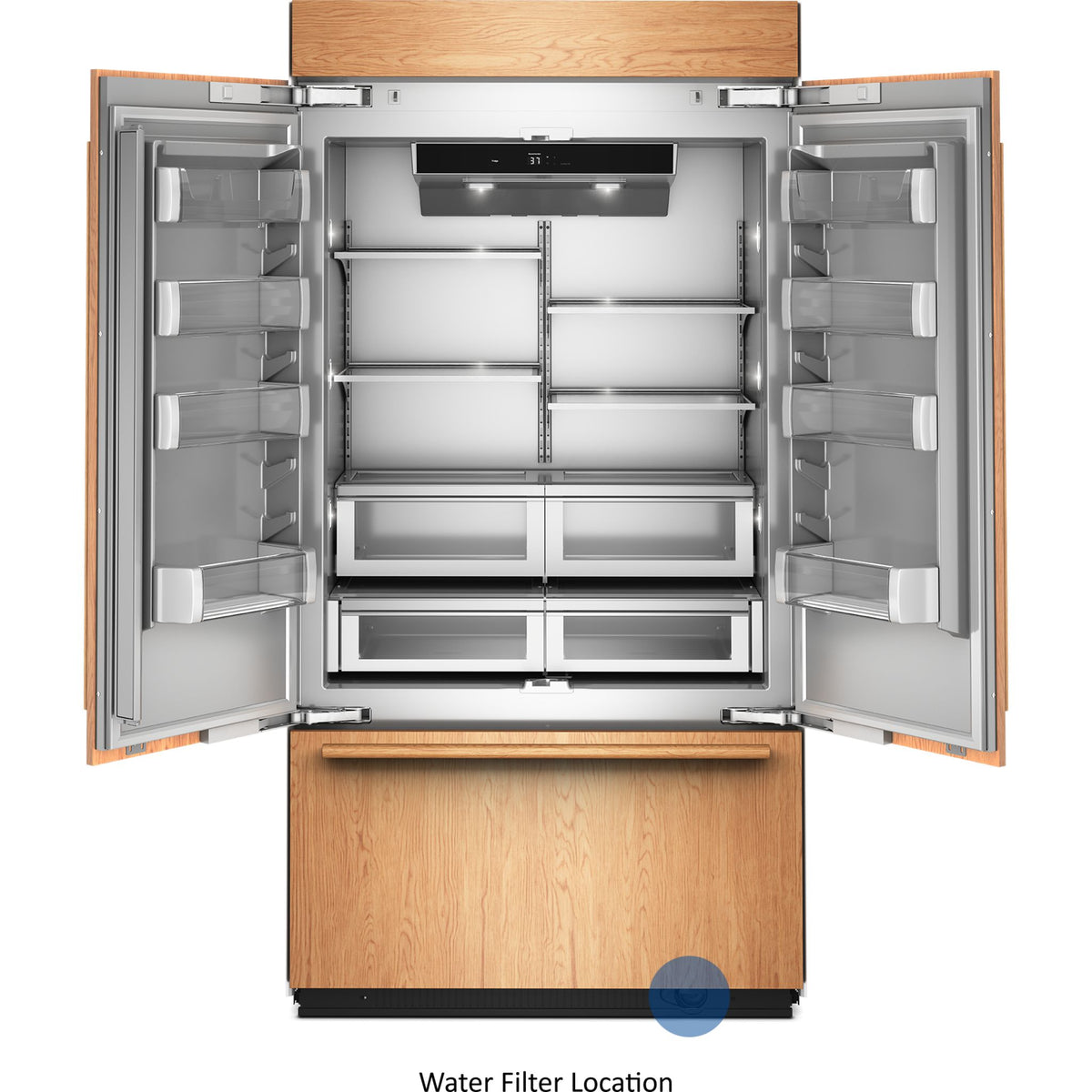 KitchenAid Built-In Refrigerator (KBFN542TPA) - Panel Ready