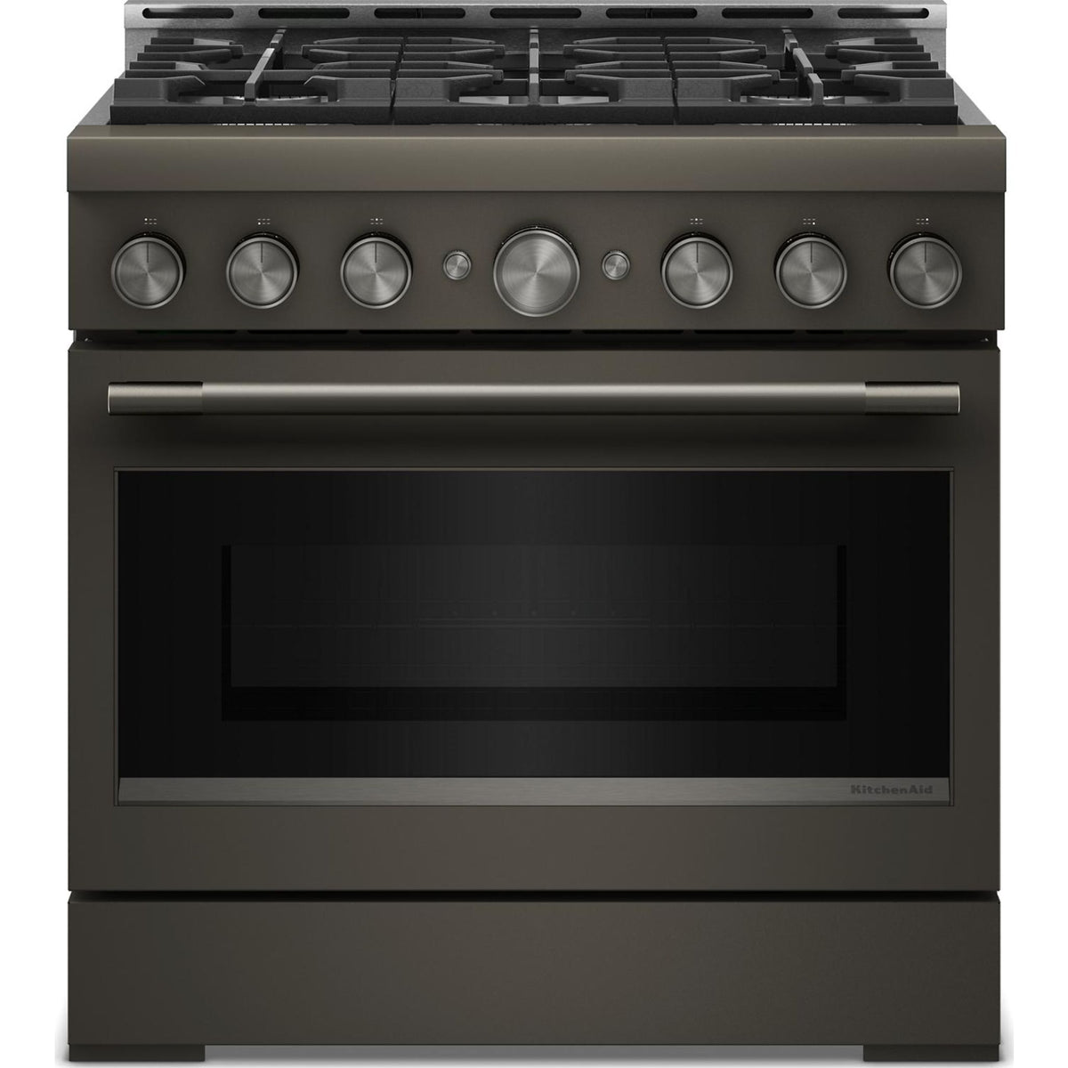 KitchenAid 36-Inch 6 Burner Commercial-Style Gas Range with No