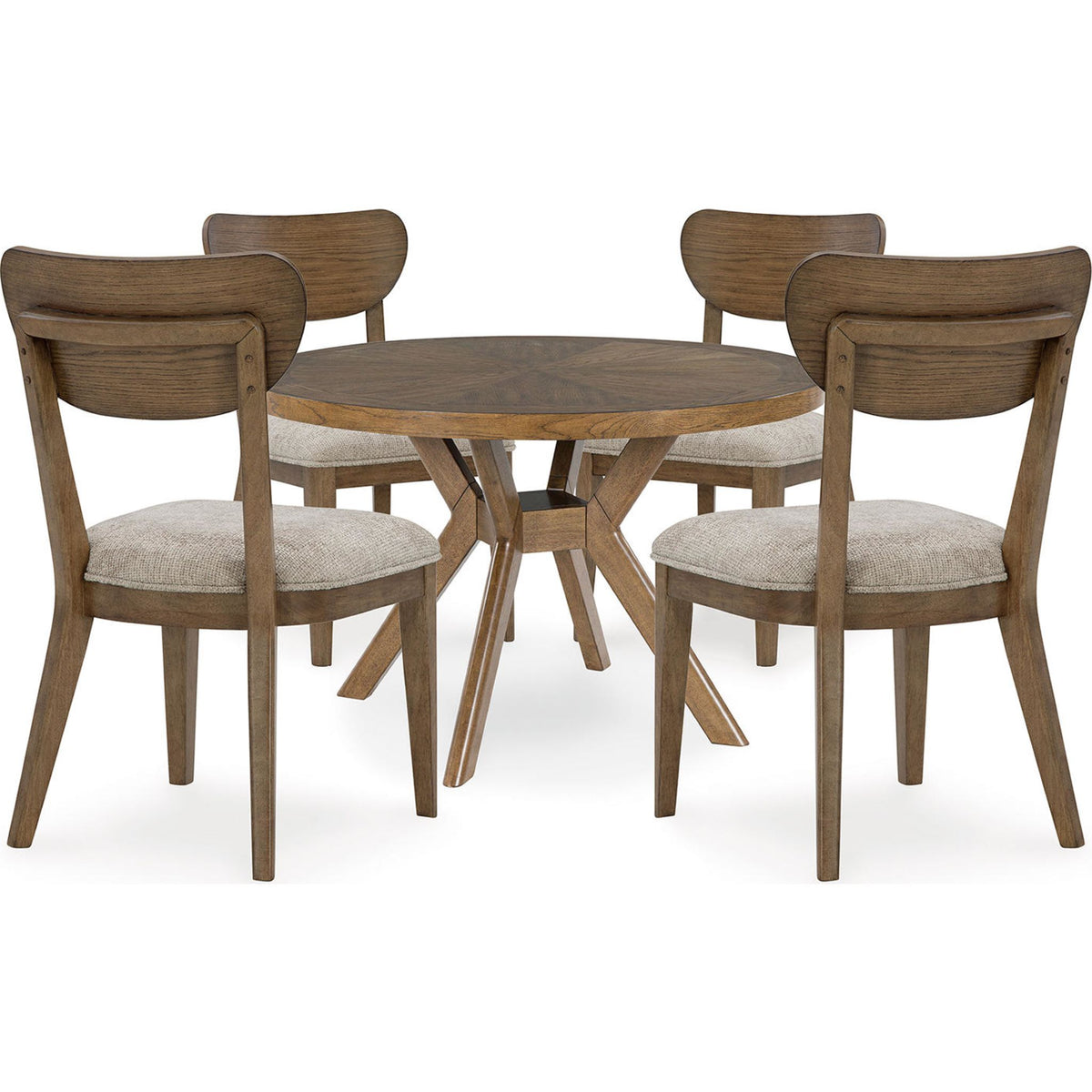 Roanhowe-Exclusive Dining Set Brown Piece – Roanhowe