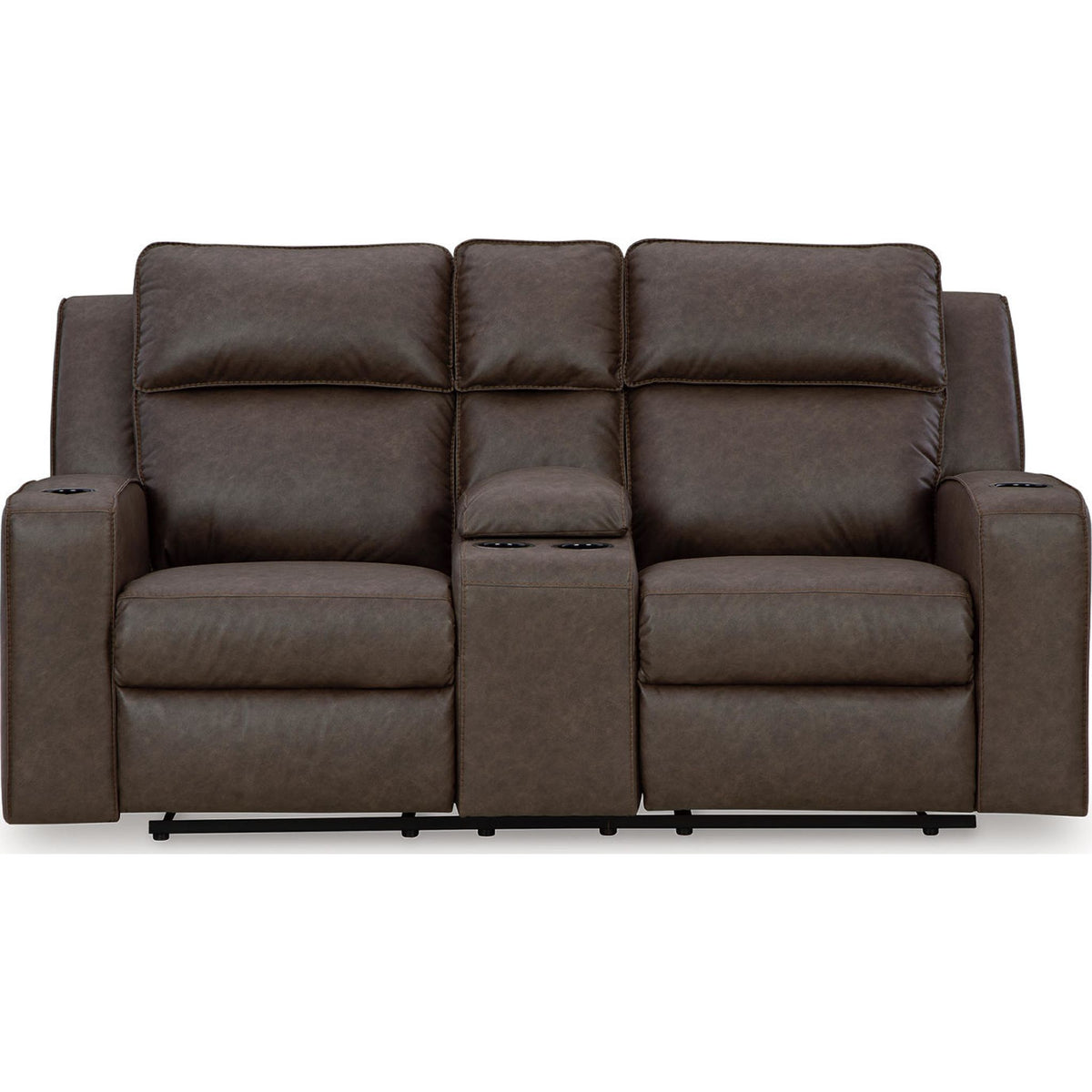 vamir ラック | Morena Console Lavenhorne Reclining Loveseat with Console - Granite – Lavenhorne