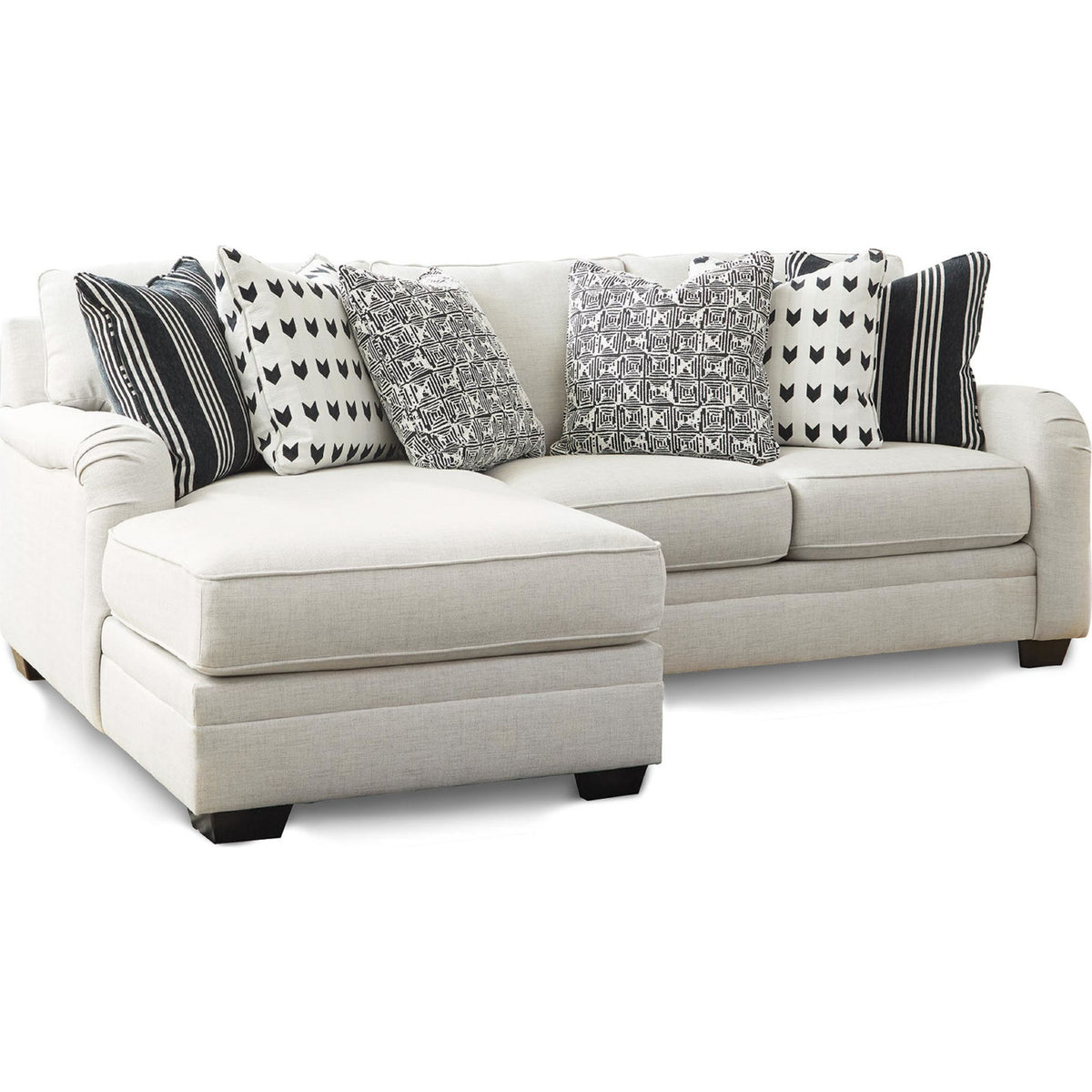 Huntsworth 2 Piece Sectional with Chaise - Dove Gray - Left