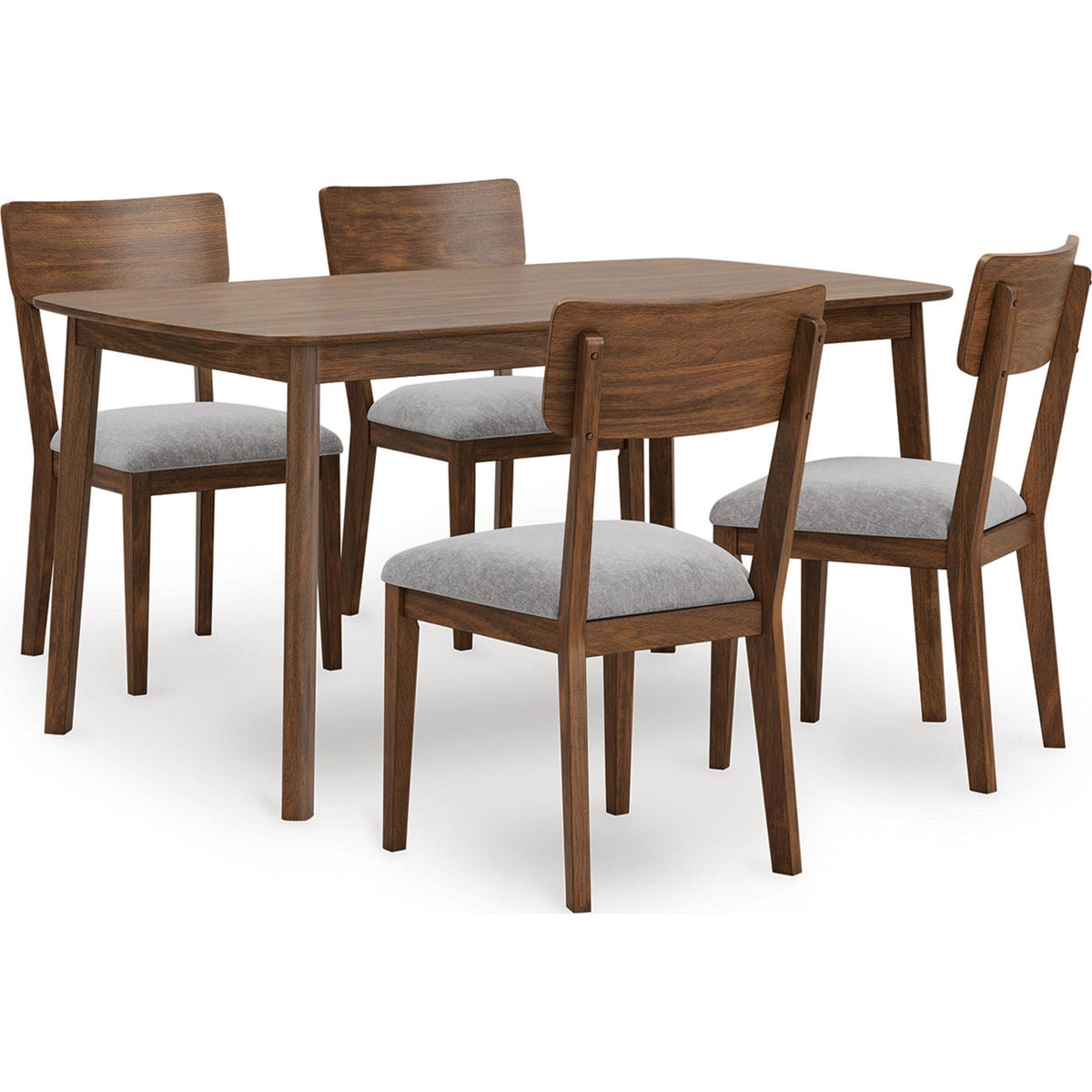 Lyncott Dining Set - Brown - 5 - Piece – Lyncott Dining Set