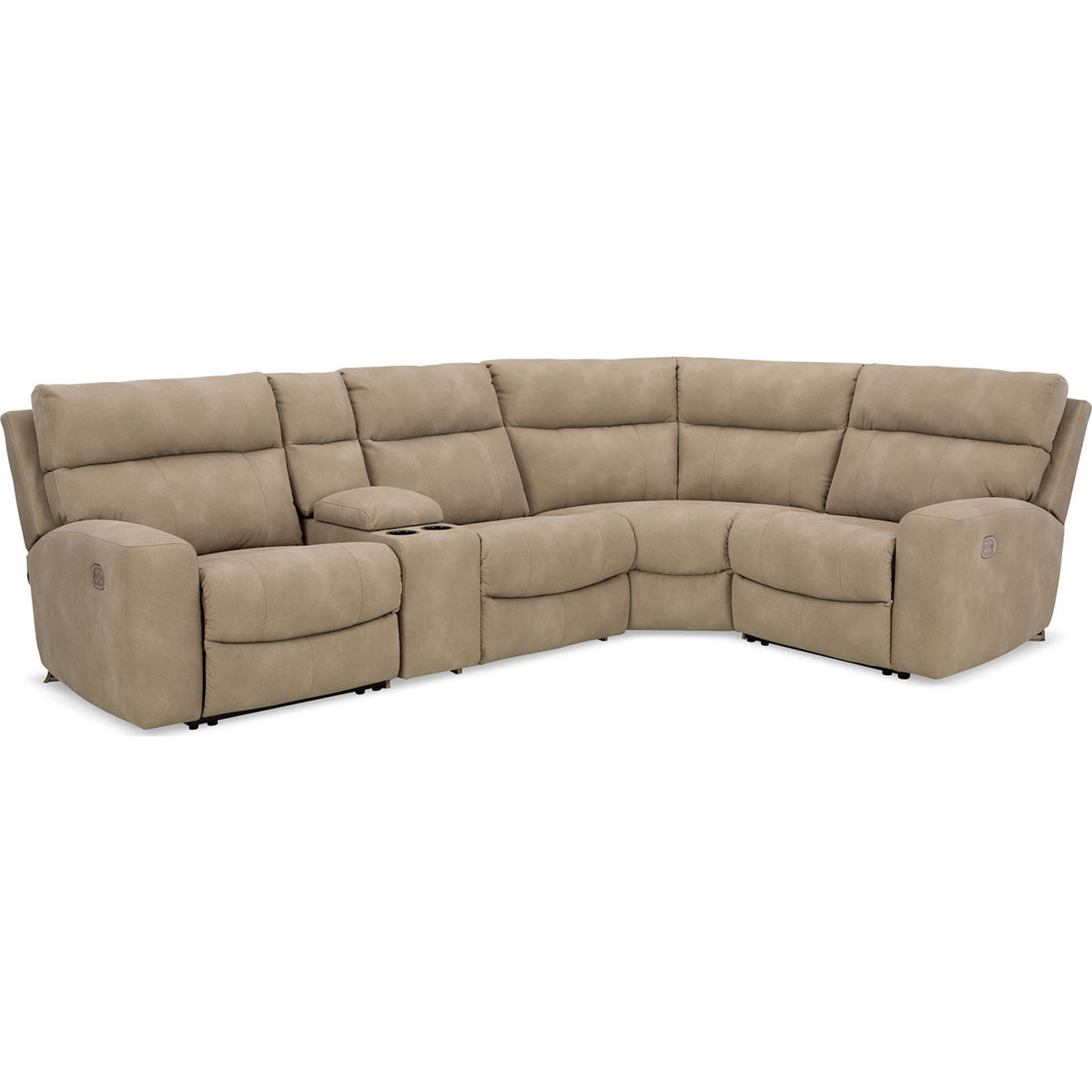 Next-Gen Durapella 5 Piece Modular Power Reclining Sectional with