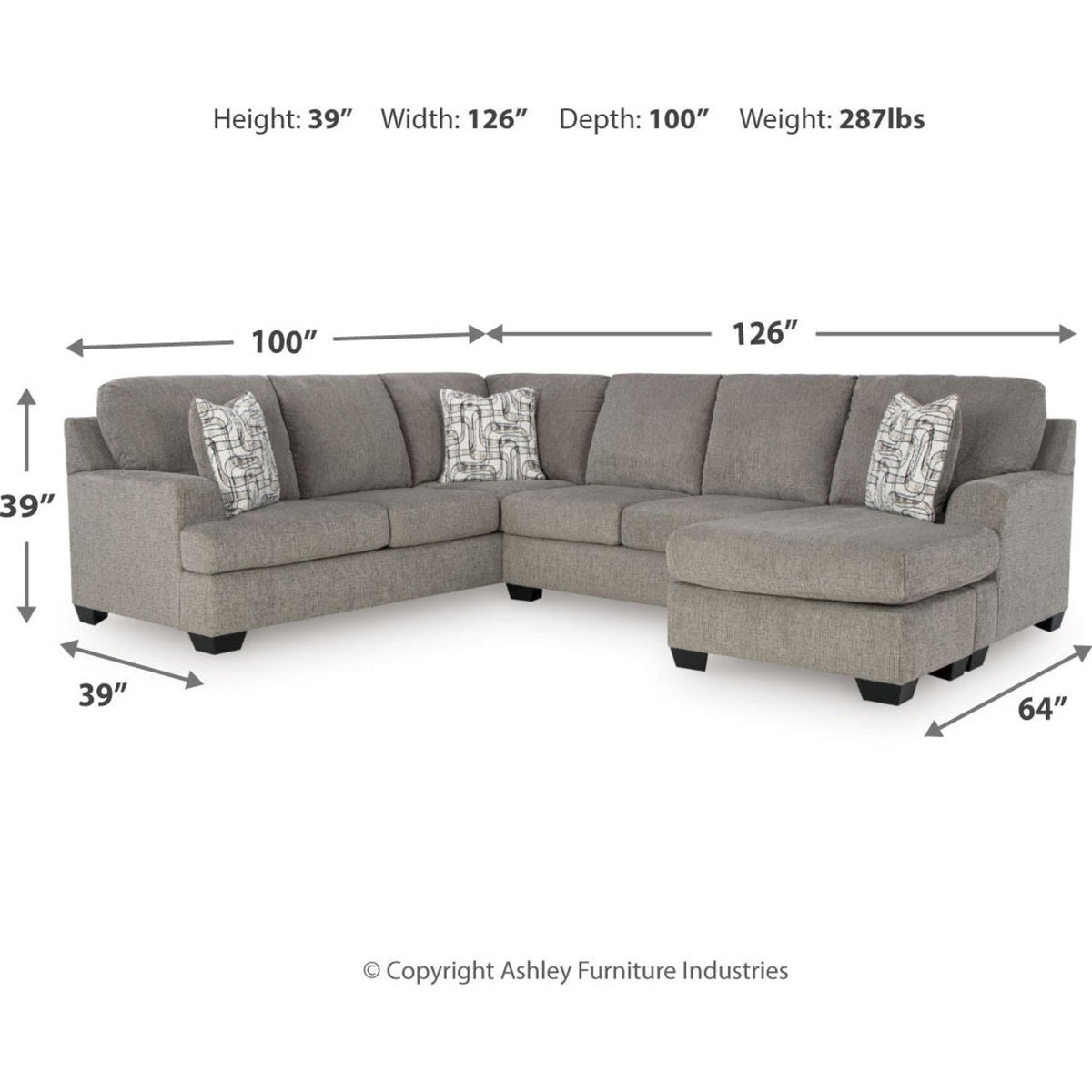 02.__.hn Erinsburg-Exclusive 2 Piece Sectional with Chaise | Ashley Canada