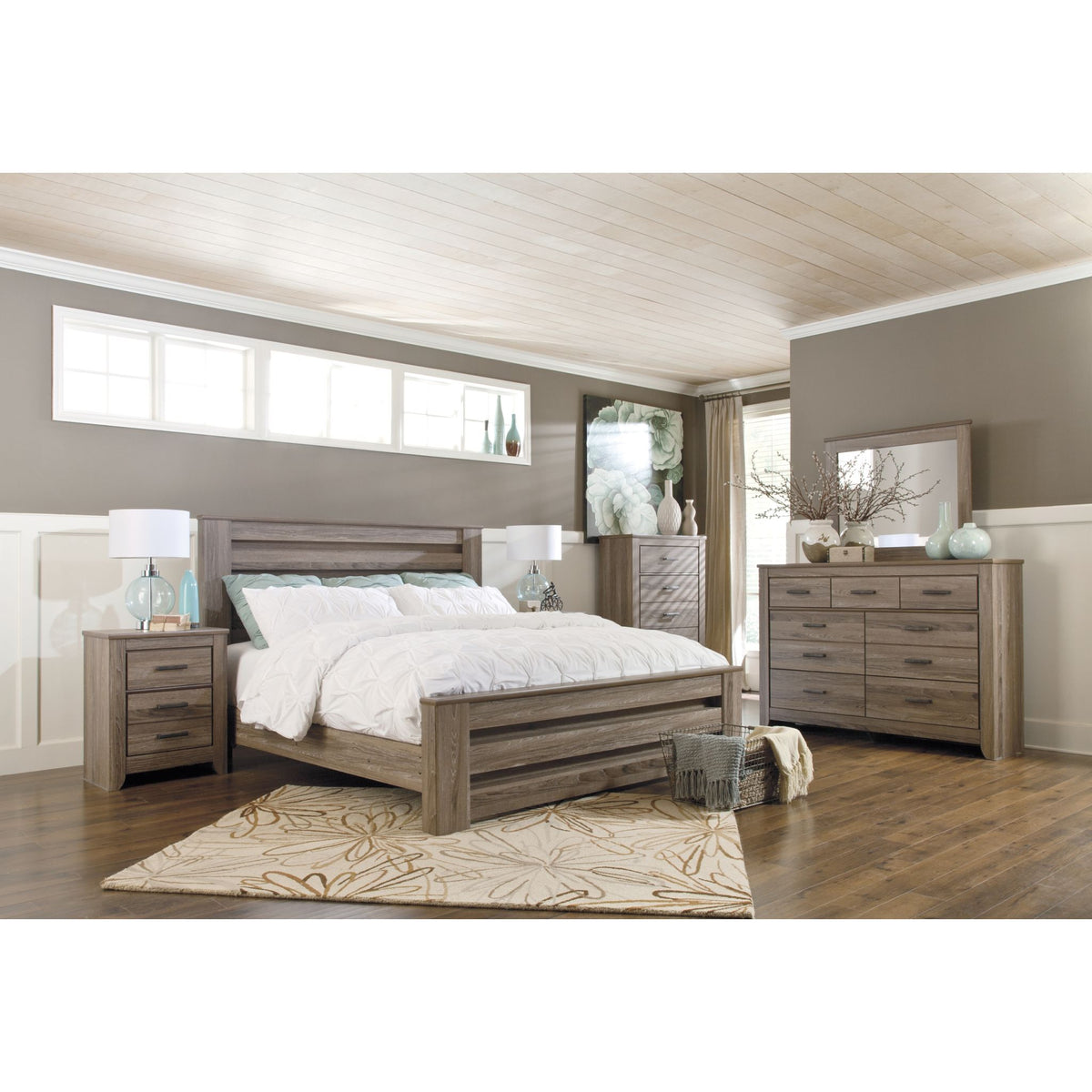 Zelen Panel Bed - Queen – Zelen Panel Bed | Ashley Canada