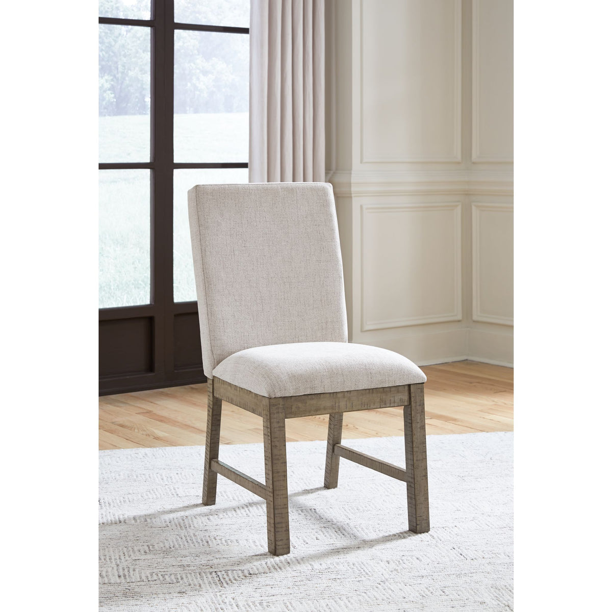 Langford-Exclusive Dining Set - Light Grayish Brown - 5 - Piece