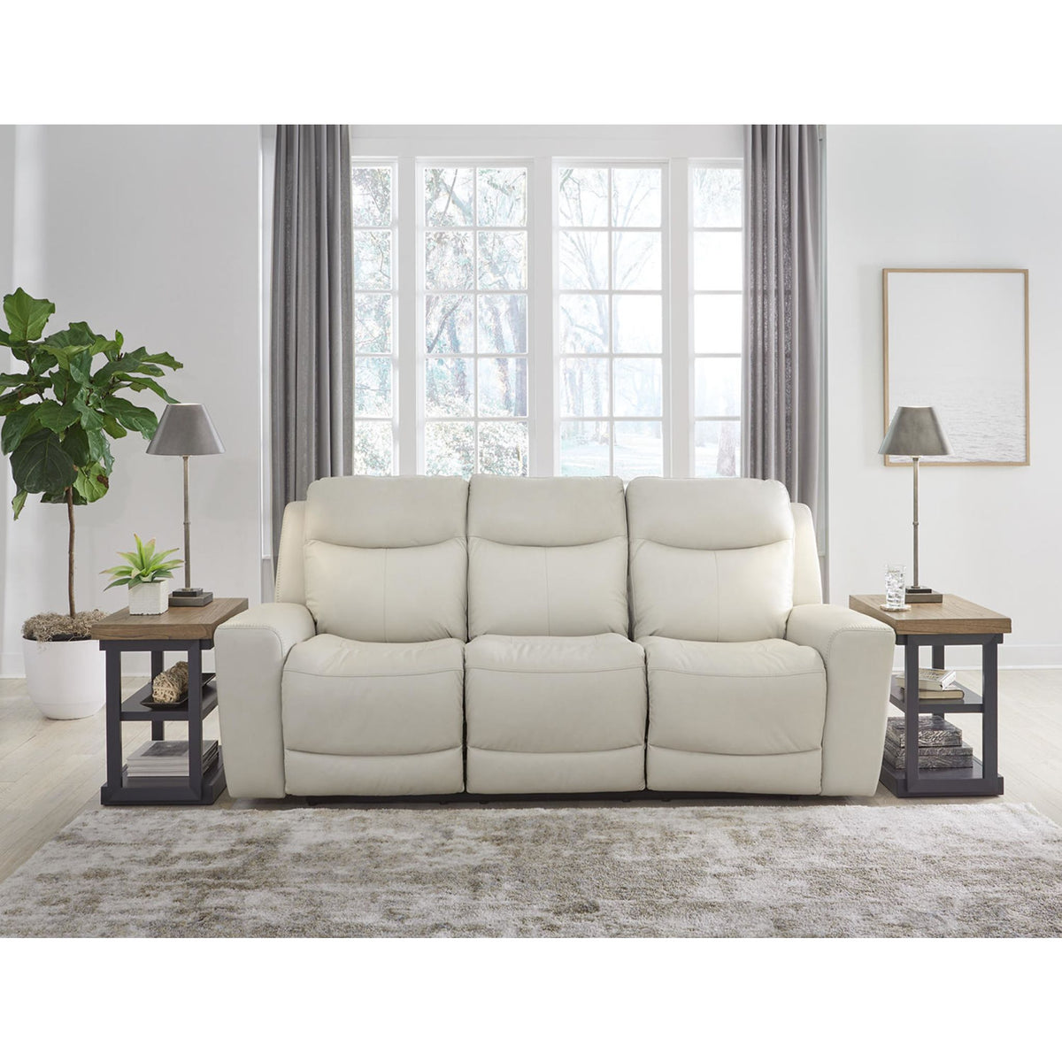 ソワレオー Mindanao Power Reclining Sofa with Adjustable Headrest | Ashley Canada
