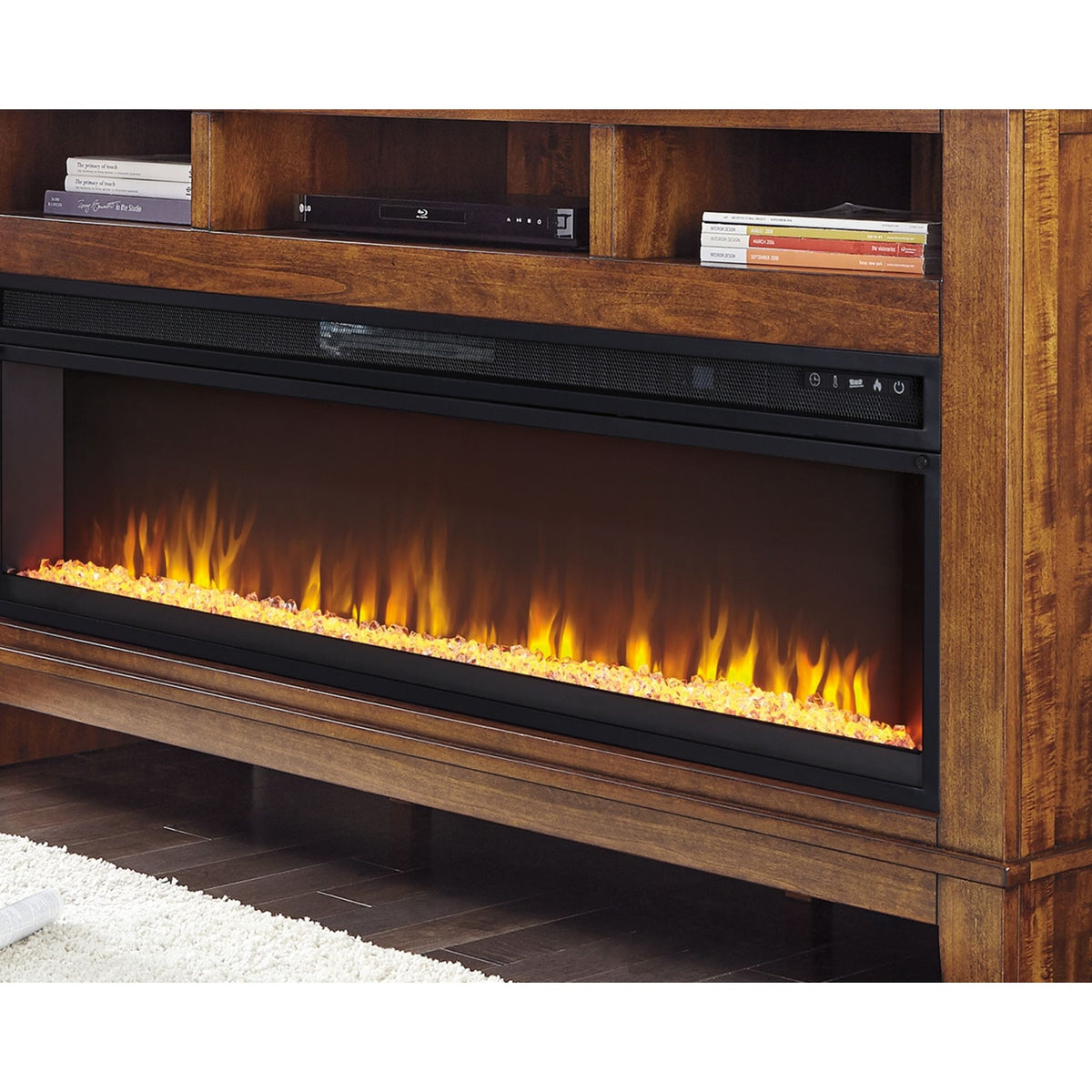 Entertainment Accessories Wide Fireplace Insert | Ashley Canada