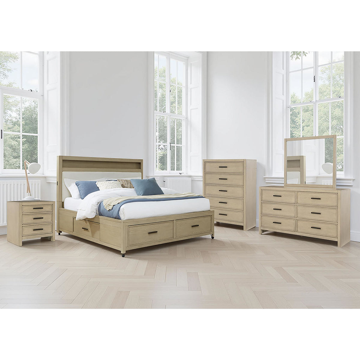 Calmoro-Exclusive Bookcase Storage Bed - Queen – Calmoro-Exclusive