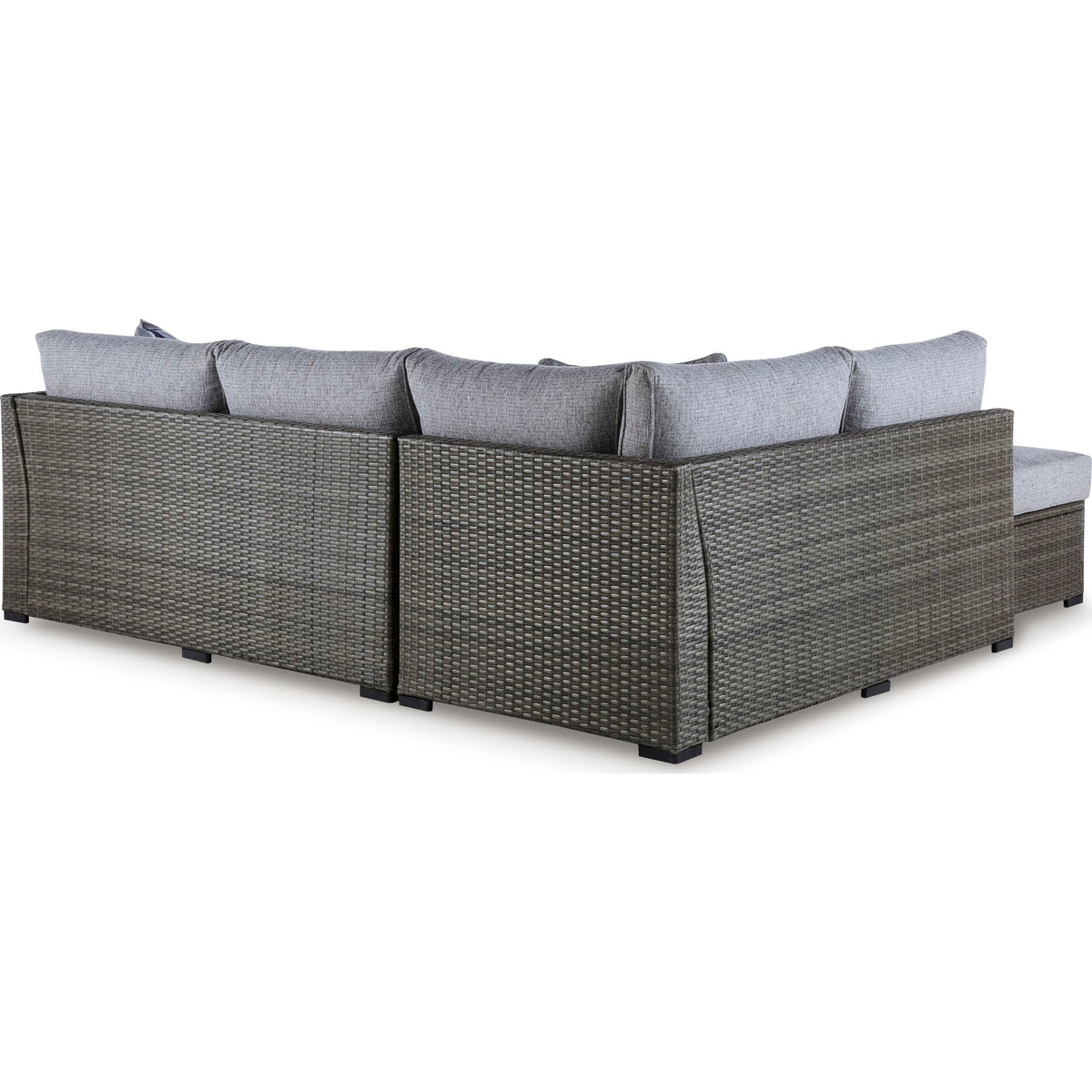 Petal Road Outdoor Sectional with Ottoman and Coffee Table