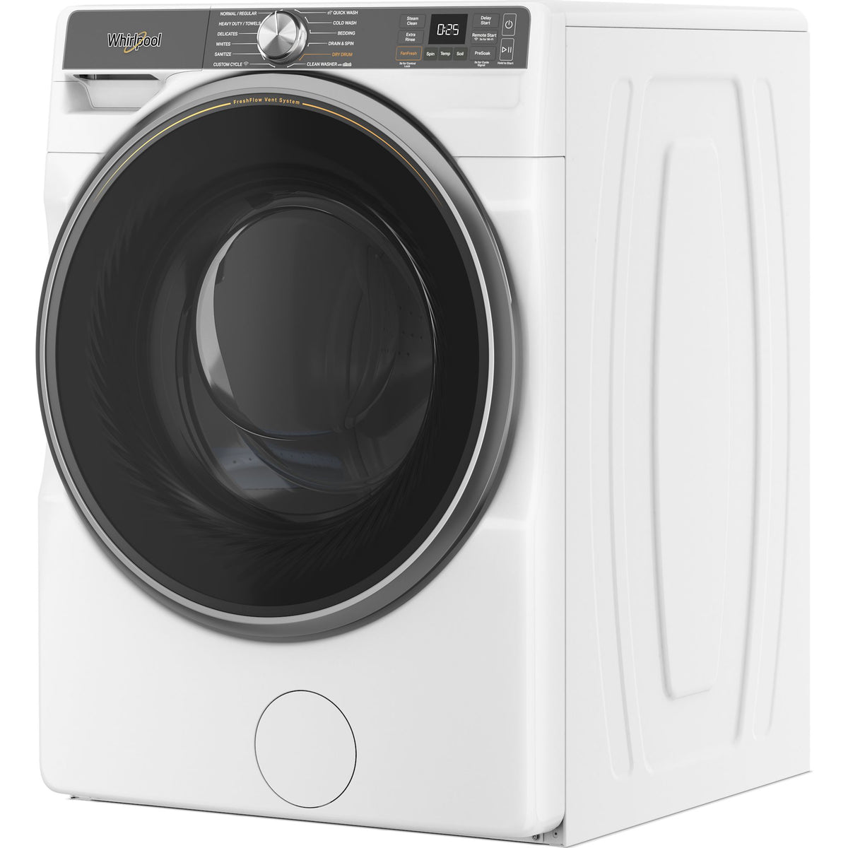 Whirlpool 5.8 CFT Smart Front Load ENERGY STAR Certified Washer with F