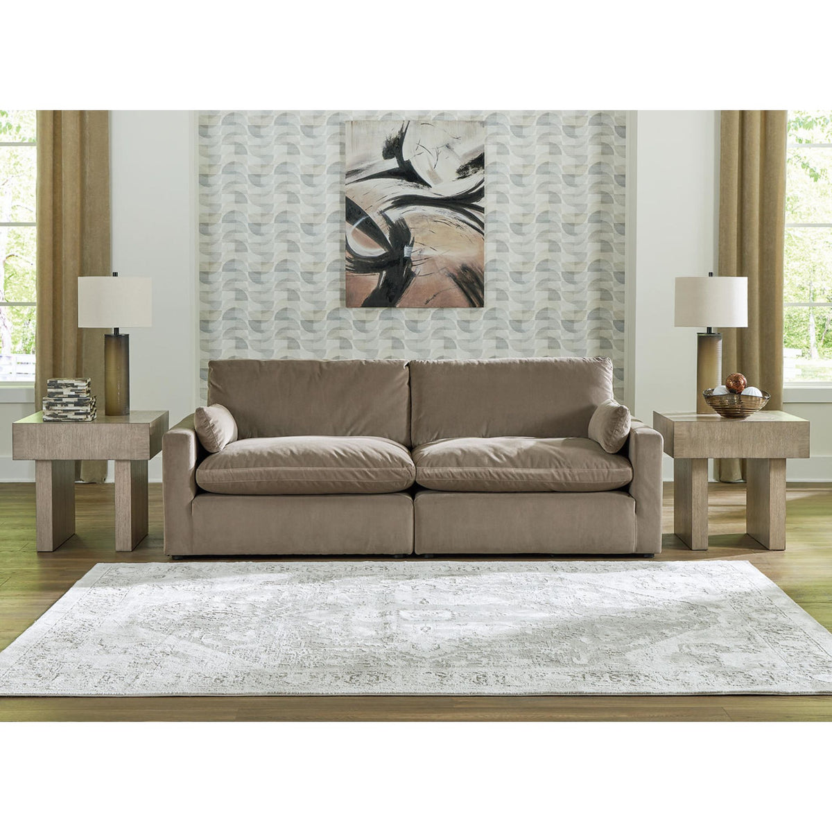 Sophie 2 Piece Modular Sectional - Cocoa - Symmetrical – Sophie 2