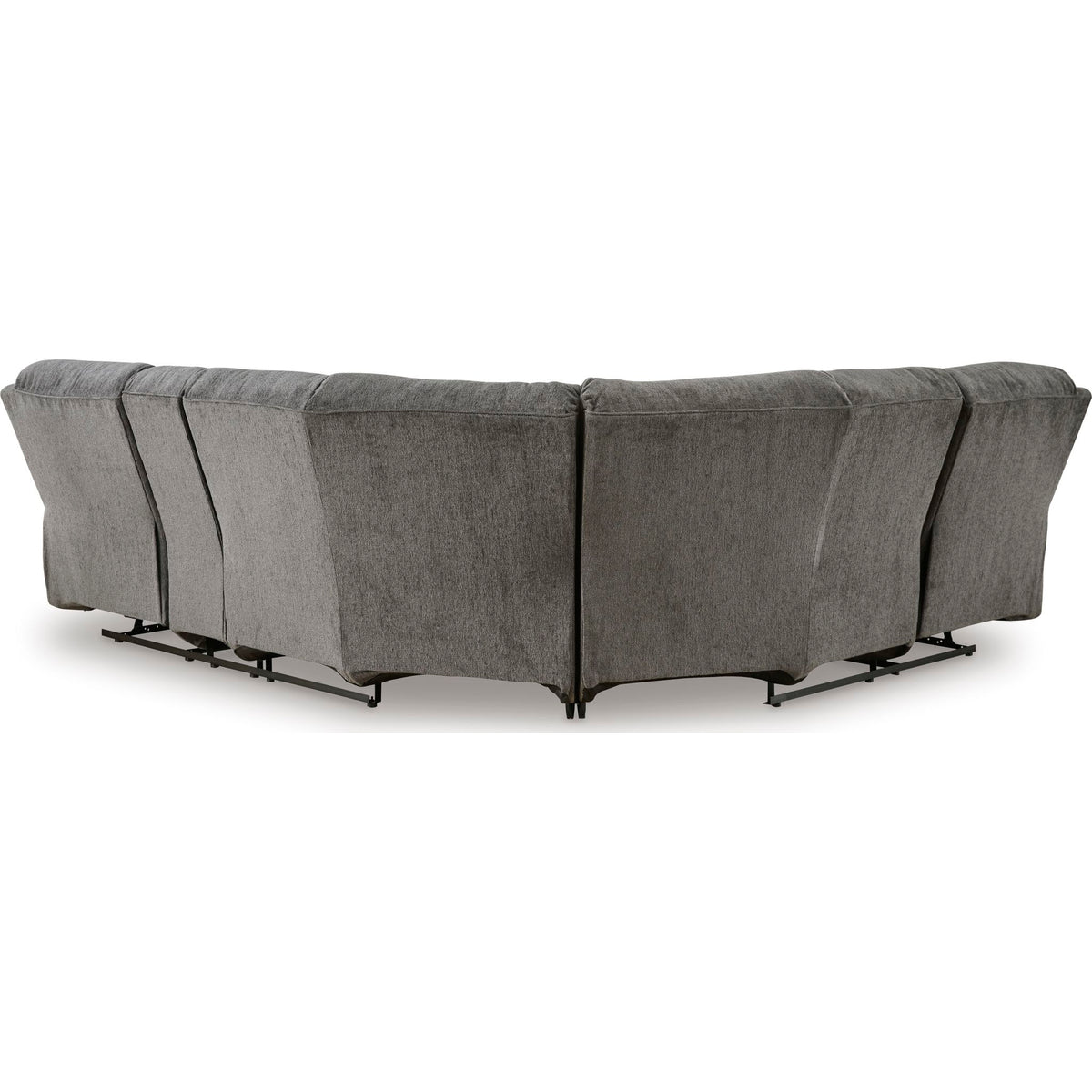 Museum 2 Piece Reclining Sectional with Console - Pewter - Right