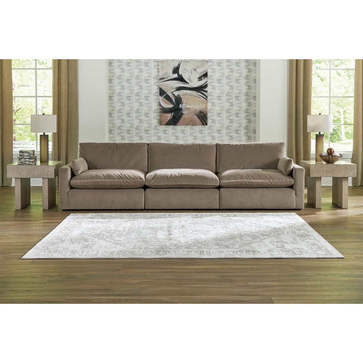 Sophie 3 Piece Modular Sectional - Cocoa - Symmetrical – Sophie 3