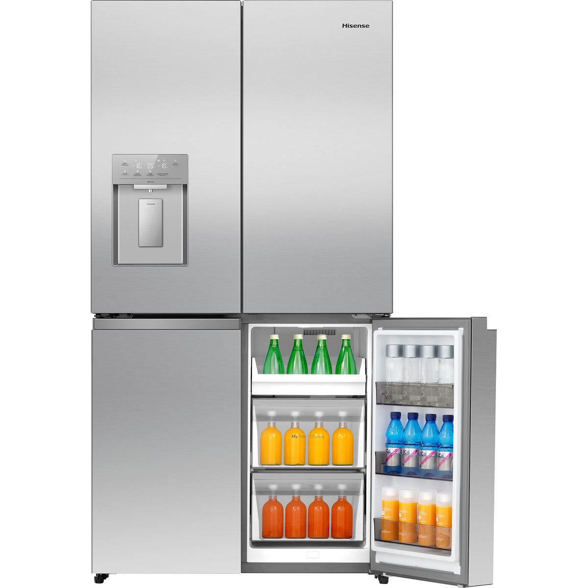 Hisense 36-in 22.6 cu. ft. Stainless Steel 4-Door Refrigerator