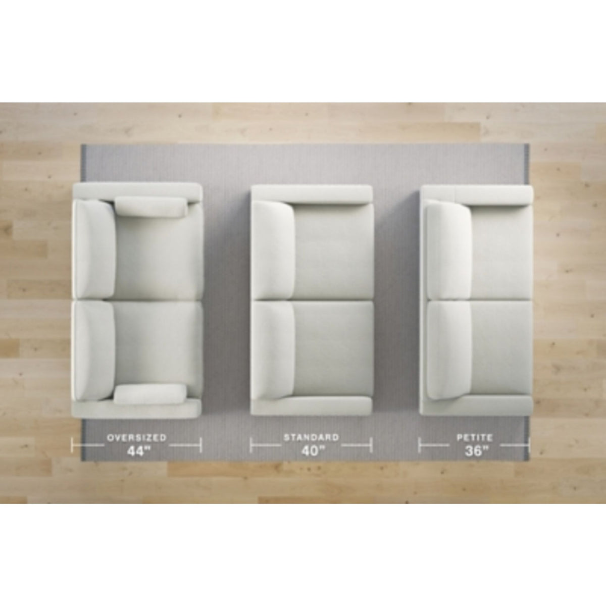 Midnight-Madness 3 Piece Sectional - Onyx - Symmetrical – Midnight