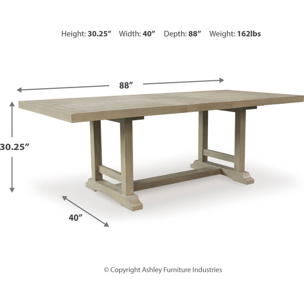 Vallardia-Exclusive Dining Extension Table | Ashley Canada