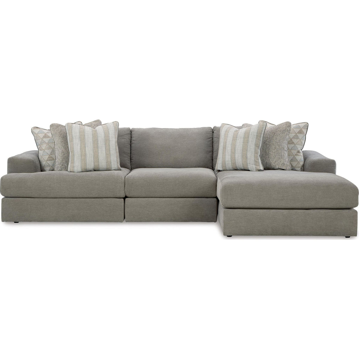 Avaliyah 3 Piece Modular Sectional with Chaise Ashley Canada