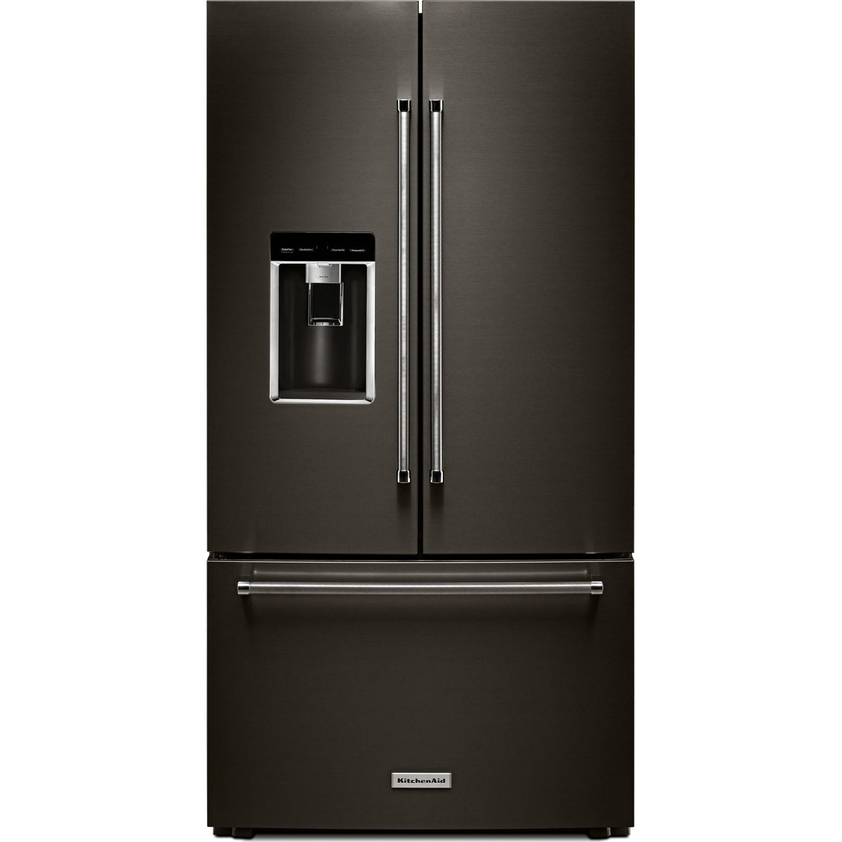 KitchenAid French Door Fridge (KRFC704FBS) Black Stainless Steel wit