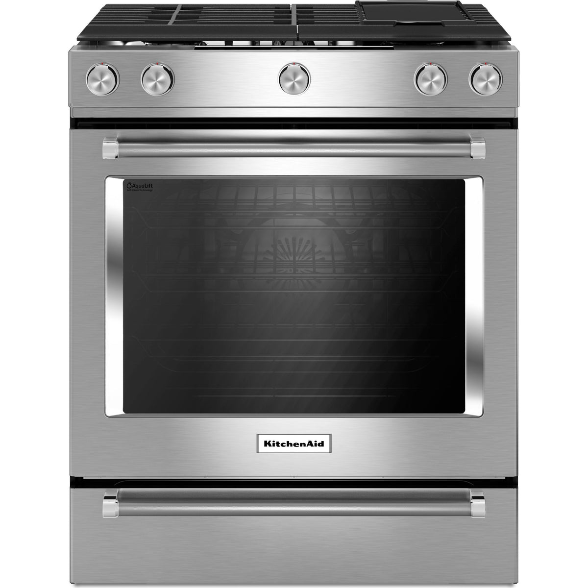 KitchenAid Gas Range (KSGB900ESS) Stainless Steel Ashley Canada
