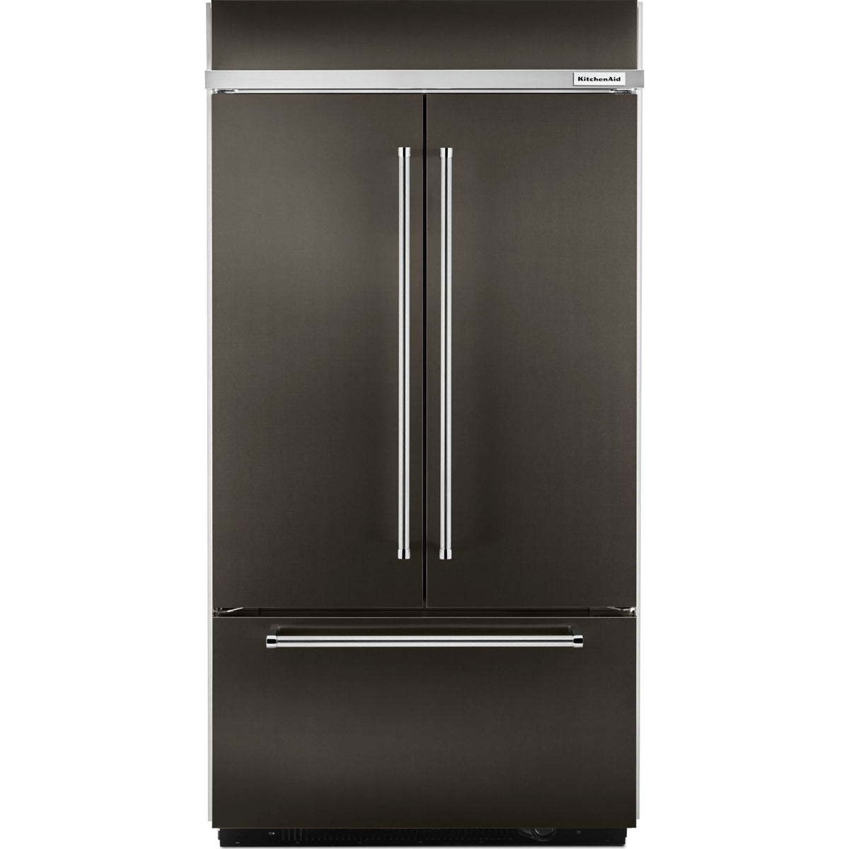KitchenAid French Door Fridge (KBFN502EBS) Black Stainless Steel wit
