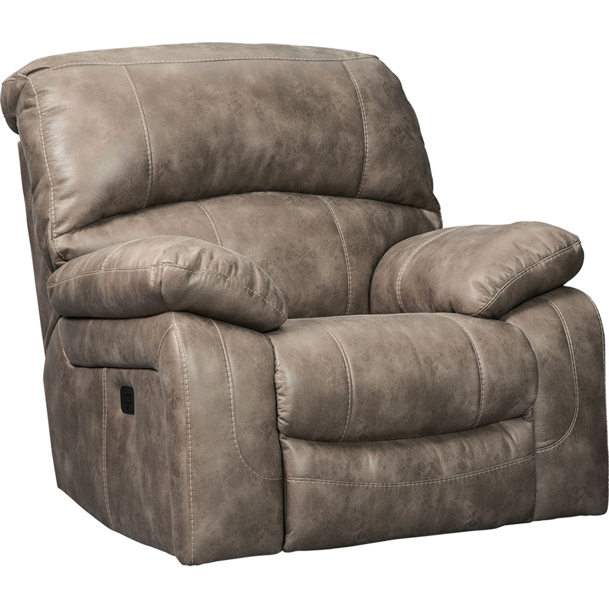 Ashley dunwell power reclining best sale sofa with adjustable headrest