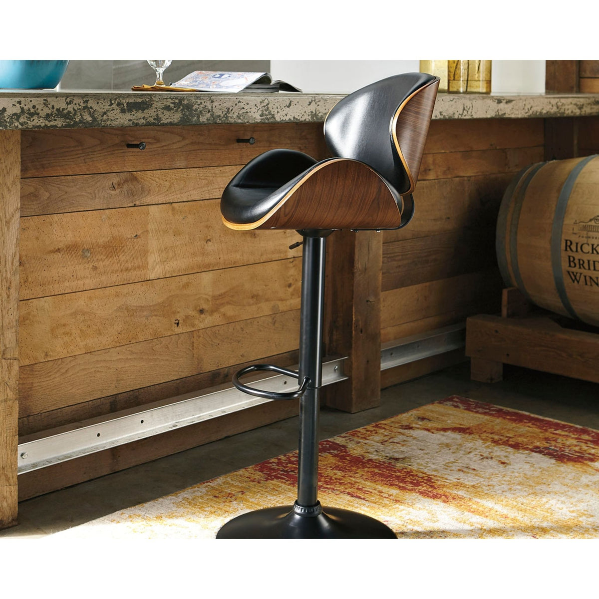 Bellatier adjustable store height bar stool