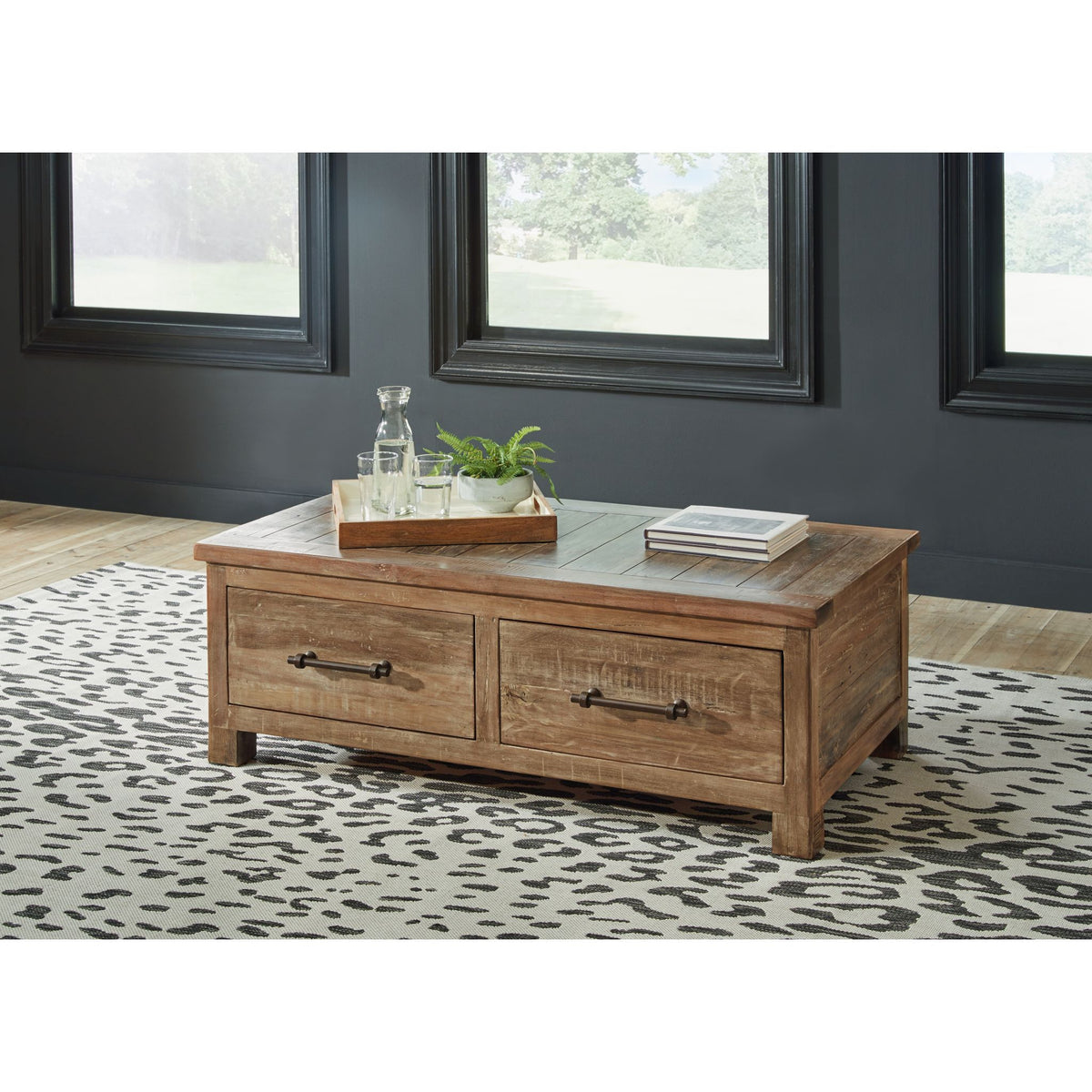 Randale Coffee Table with Storage | Ashley Canada