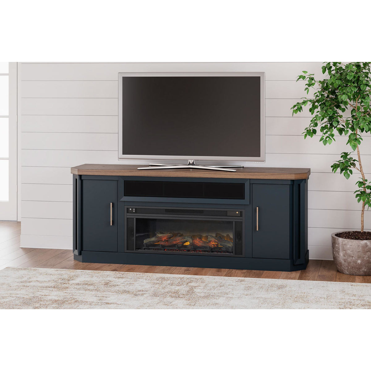 Landocken TV Stand with Fireplace | Ashley Canada