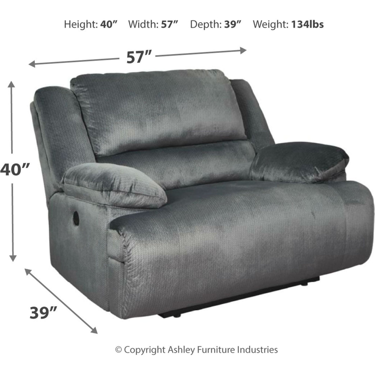 Clonmel zero outlet wall recliner