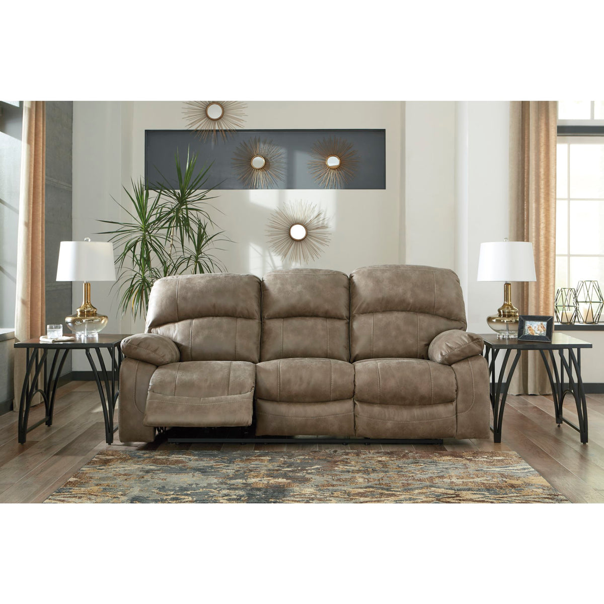 Dunwell Power Reclining Sofa with Adjustable Headrest | Ashley Canada
