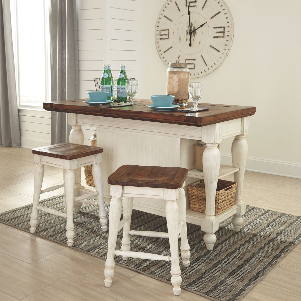 Dining Table Marsilona Kitchen Island Set Dining Room Table