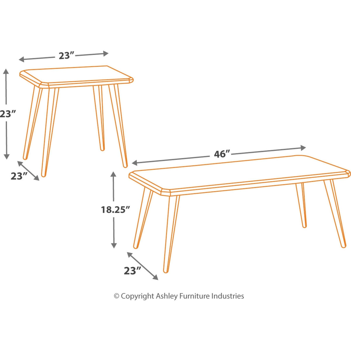 Fazani 3 Pack Tables | Ashley Canada