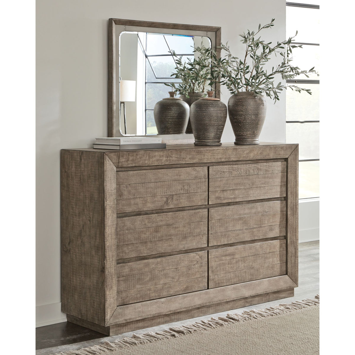 Langford-EXCLUSIVE Dresser and Mirror | Ashley Canada