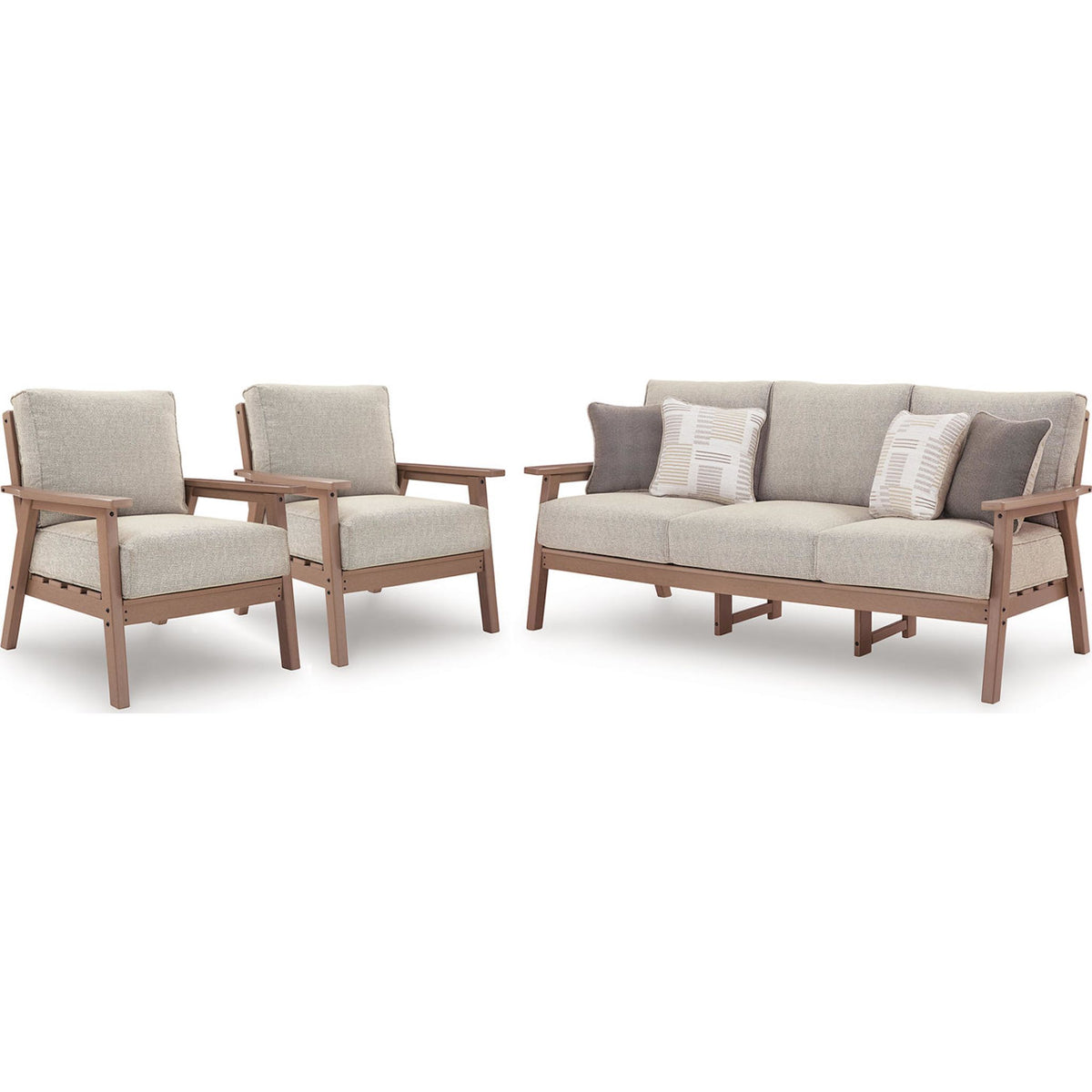 Cliffs Beach 3 Piece Outdoor Seating | Ashley Canada