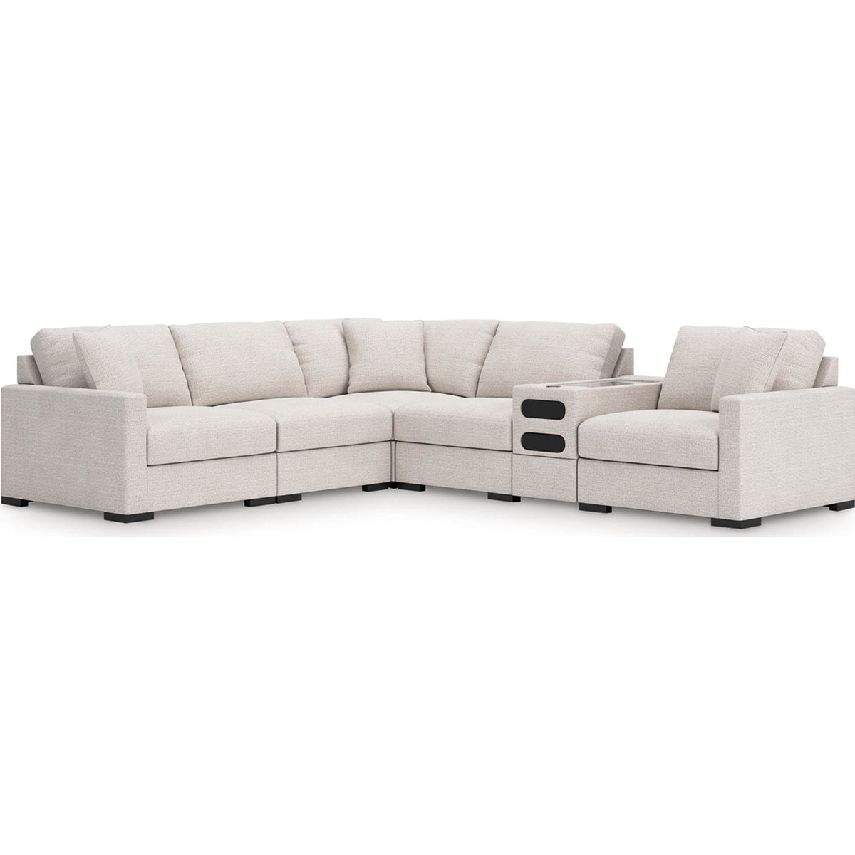 Omaha-Exclusive 6 Piece Modular Sectional with Audio System | Ashley Canada
