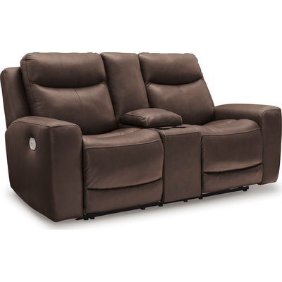 Mindanao Power Reclining Love w/Console and Adj Headrest | Ashley