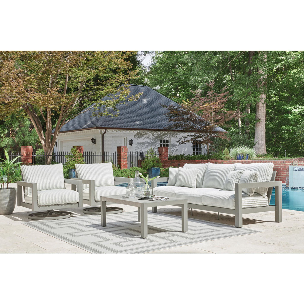Moonlight View 3 Piece Outdoor Seating | Ashley Canada