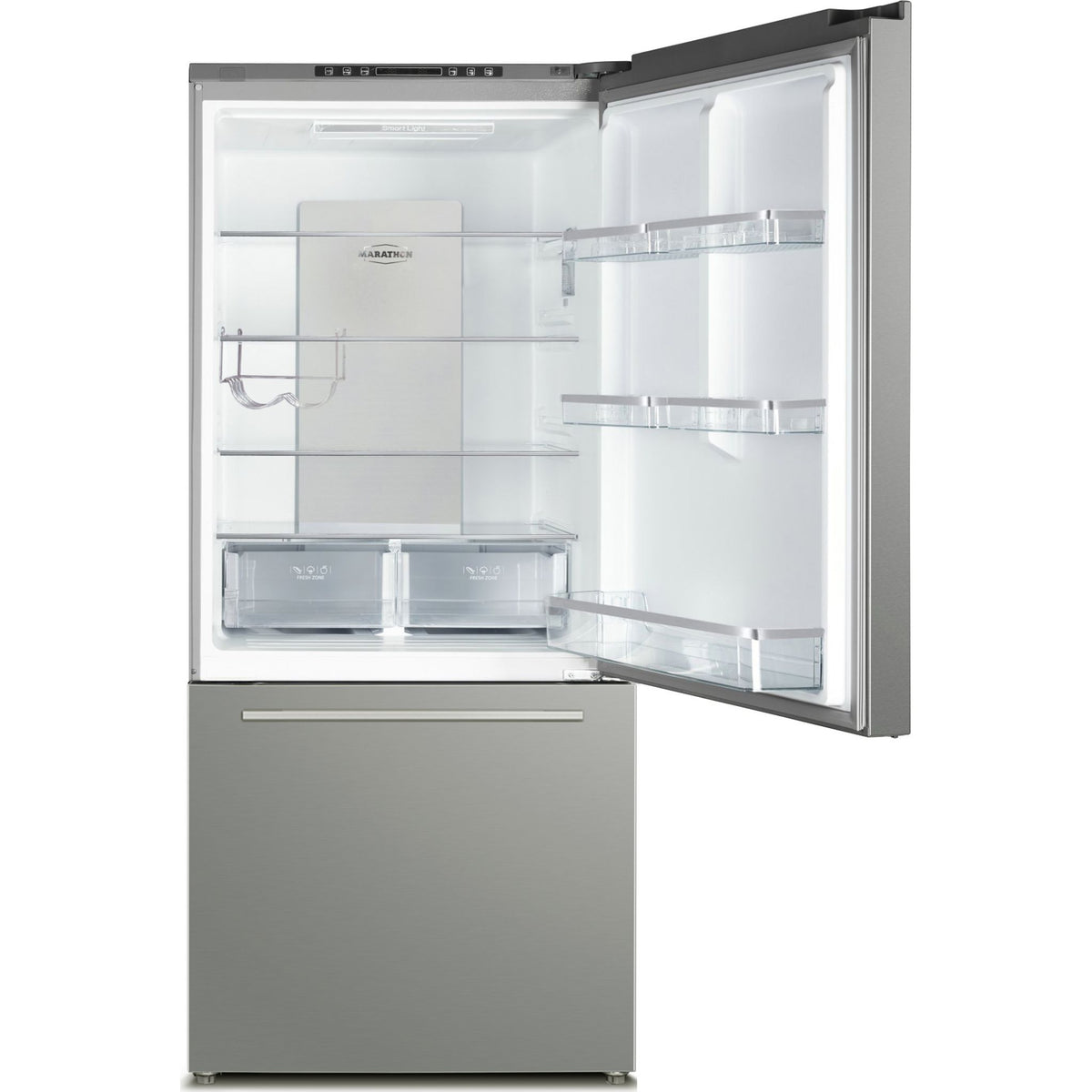 Marathon Bottom Mount Fridge (MFF179SSBM-RH) - Stainless Steel | Ashley ...