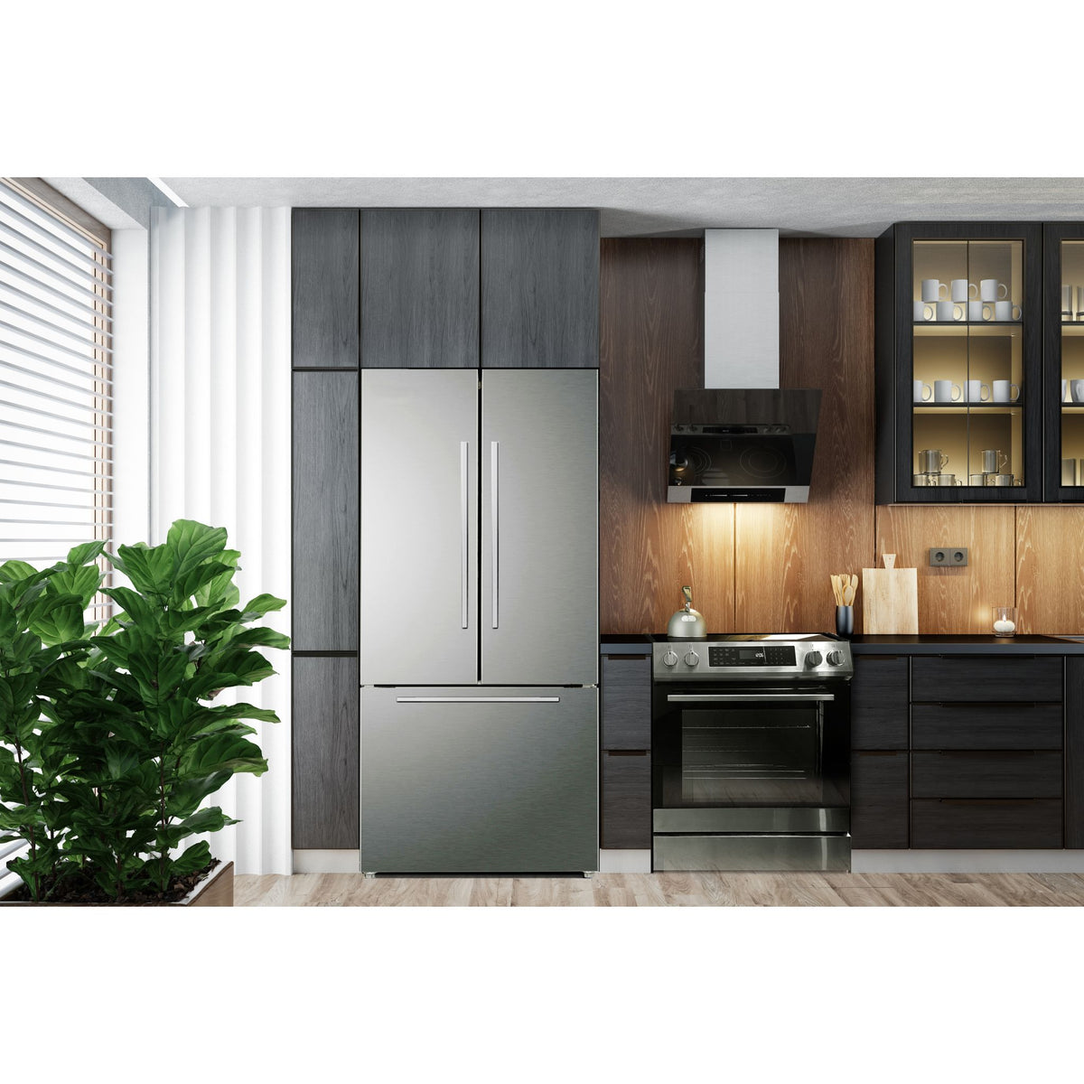 Marathon French Door Fridge (MFF208SSFD) - Stainless Steel | Ashley Canada