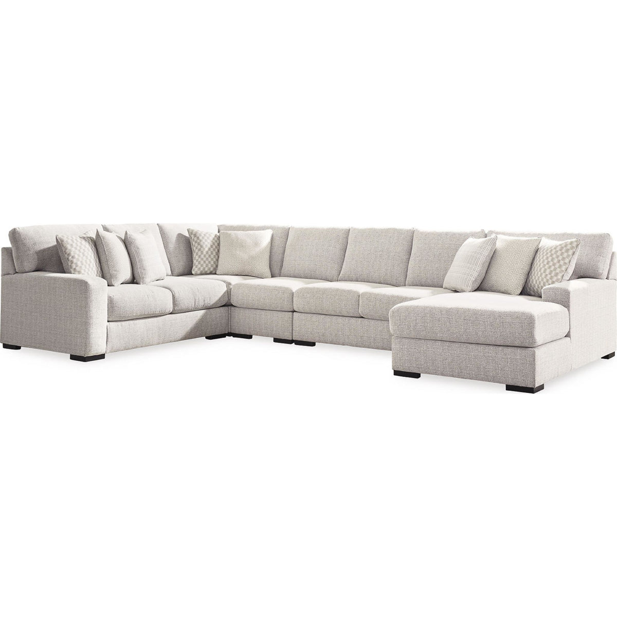 Larce-Exclusive 5 Piece Sectional with Chaise | Ashley Canada