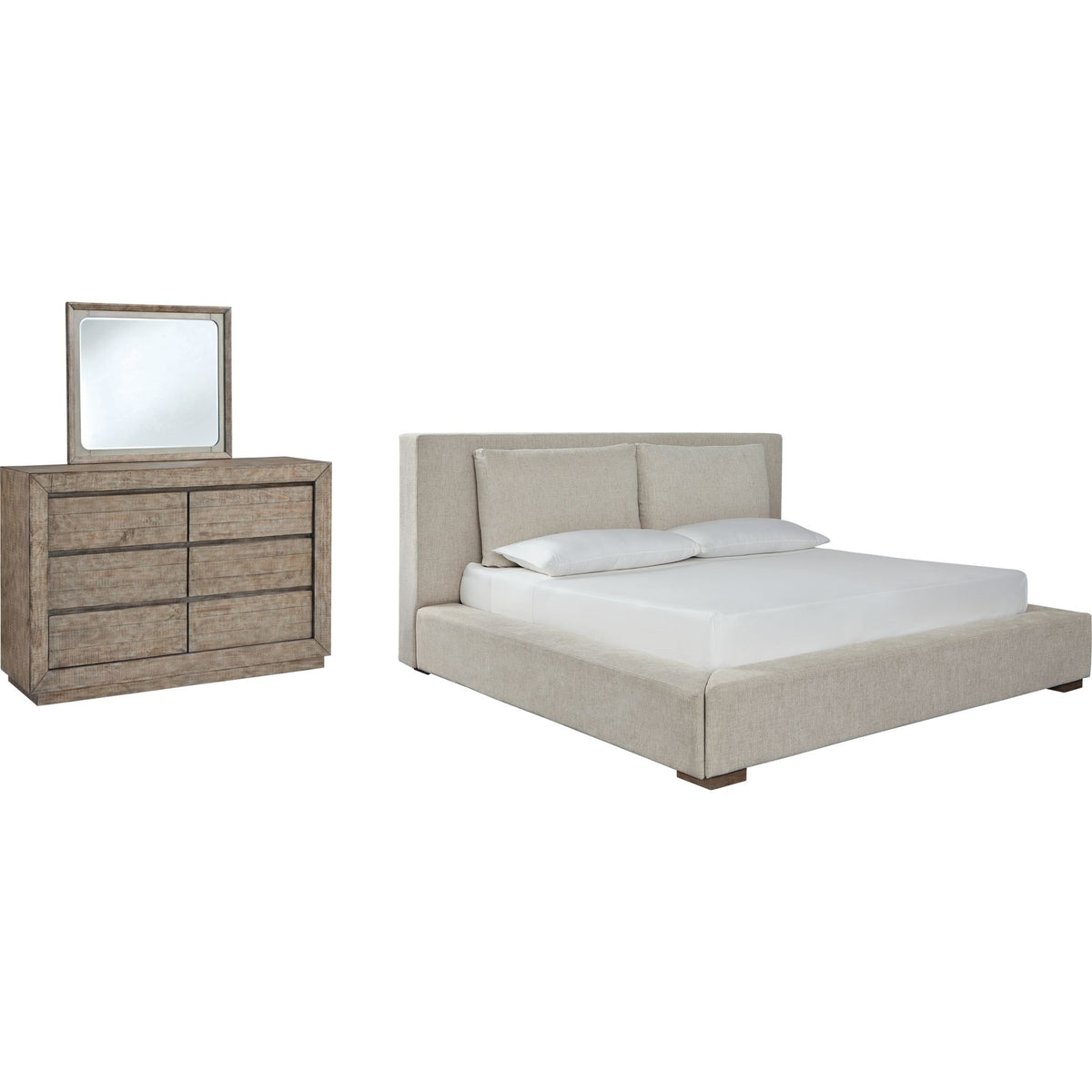 LangfordExclusive 5 Piece Upholstered Bedroom Ashley Canada