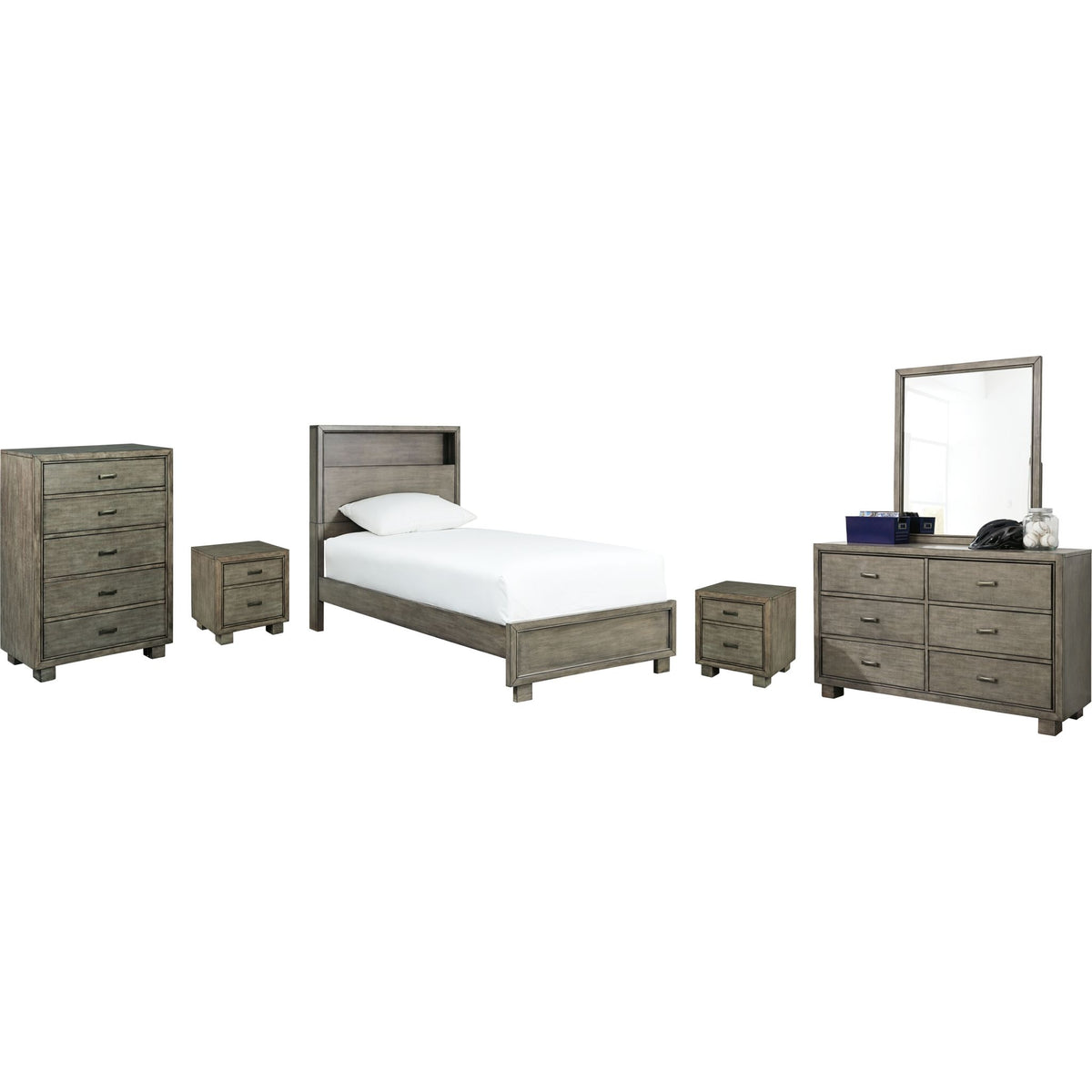 Arnett 8 Piece Full Bookcase Bed Bedroom Package| Ashley Canada