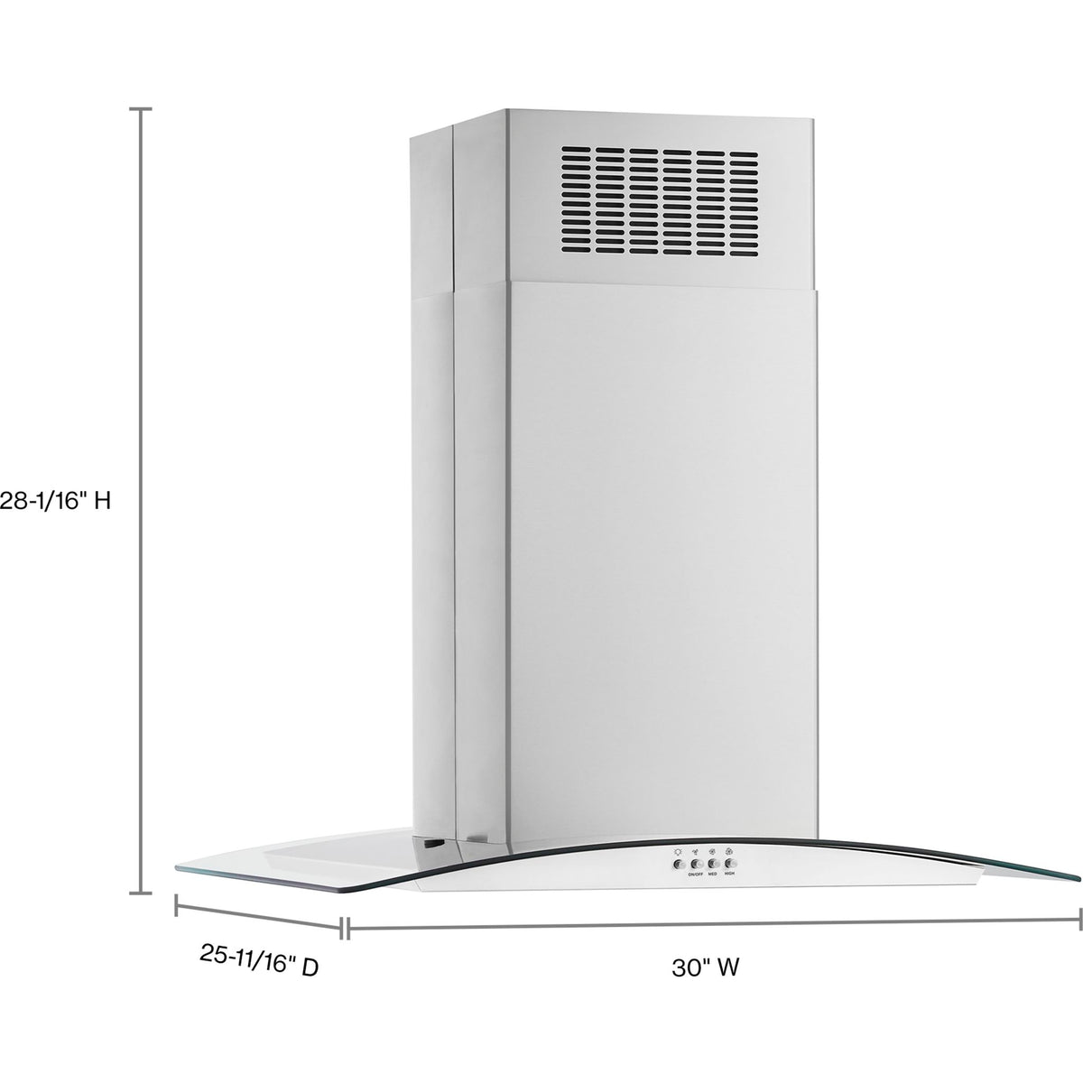 Whirlpool Range Hood (WVI51UC0LS) Stainless Steel Ashley Canada