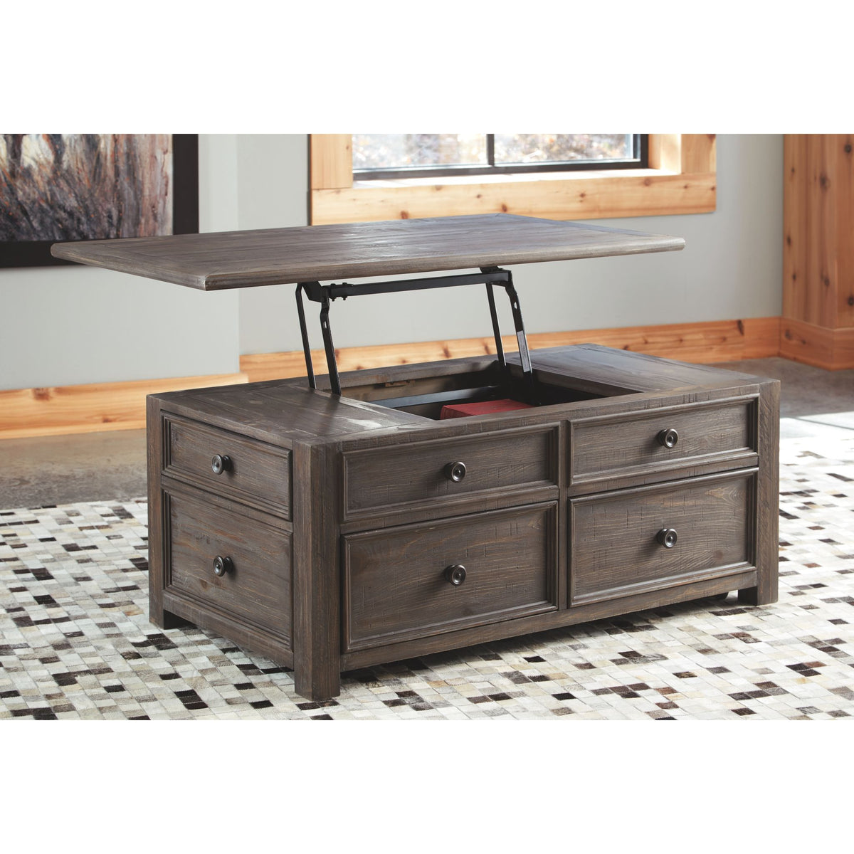 Wyndahl Rect Lift Top Coffee Table | Ashley Canada