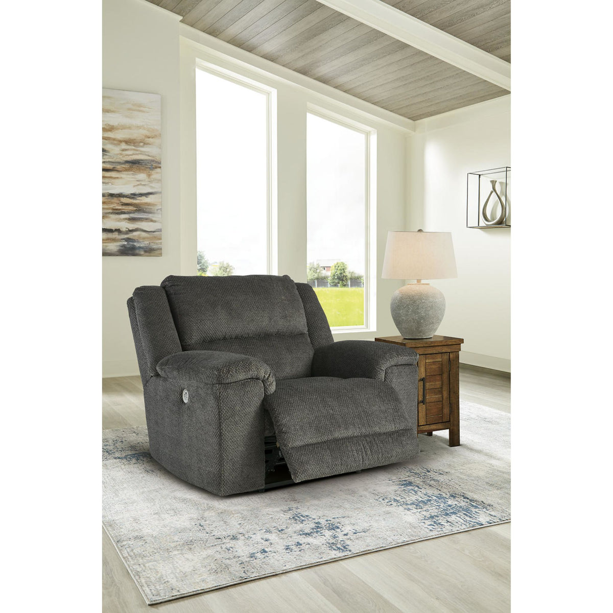 Keensburg-Exclusive Wide Seat Recliner with Power | Ashley Canada